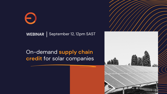 Webinar: On-demand supply chain credit for solar companies