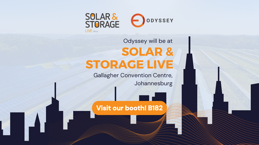 Solarisation at scale: Odyssey showcases solutions at Solar & Storage Live in Johannesburg this month