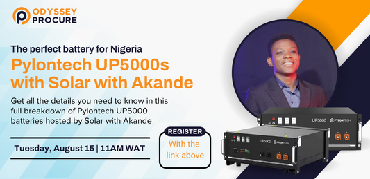 The perfect battery for Nigeria: Pylontech UP5000s with Solar with Akande