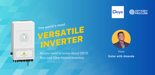 Deye: The world's most versatile inverter with Solar with Akande
