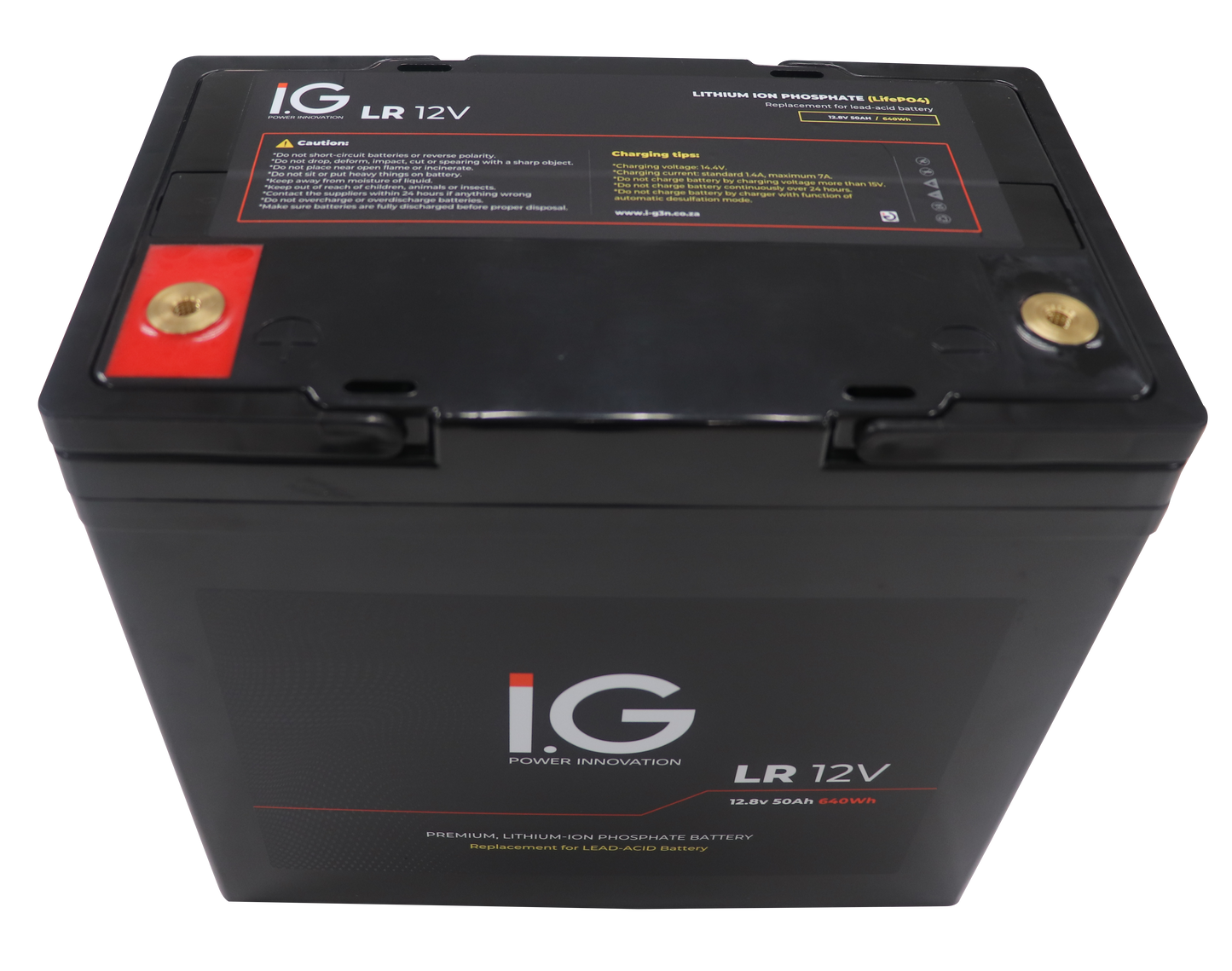 I-G3N High-Capacity Lithium-Ion Phosphate LR12V 50A Battery