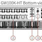 Goodwe GW100K-HT Inverter (Wi-Fi plus DC Switch configuration)